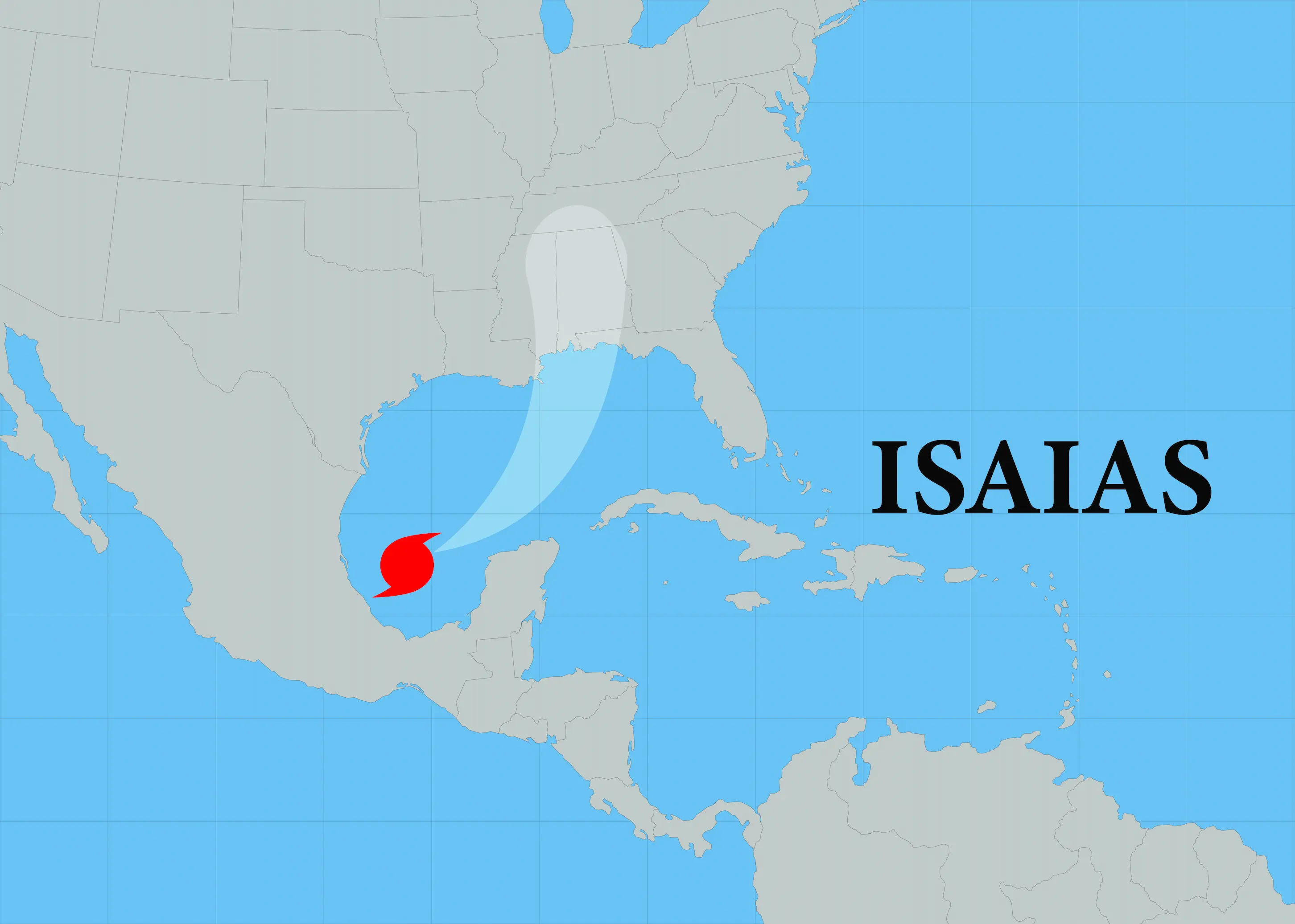 El huracán Isaias amenaza la costa del Golfo mientras Simon se fortalece en el Pacífico