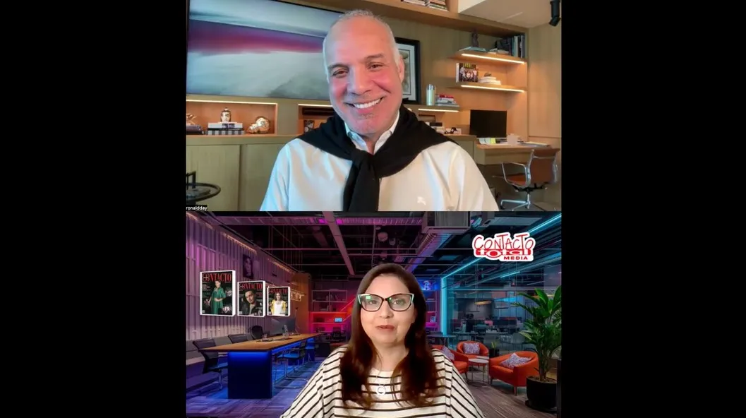 Ronald Day durante la entrevista con Contacto Total