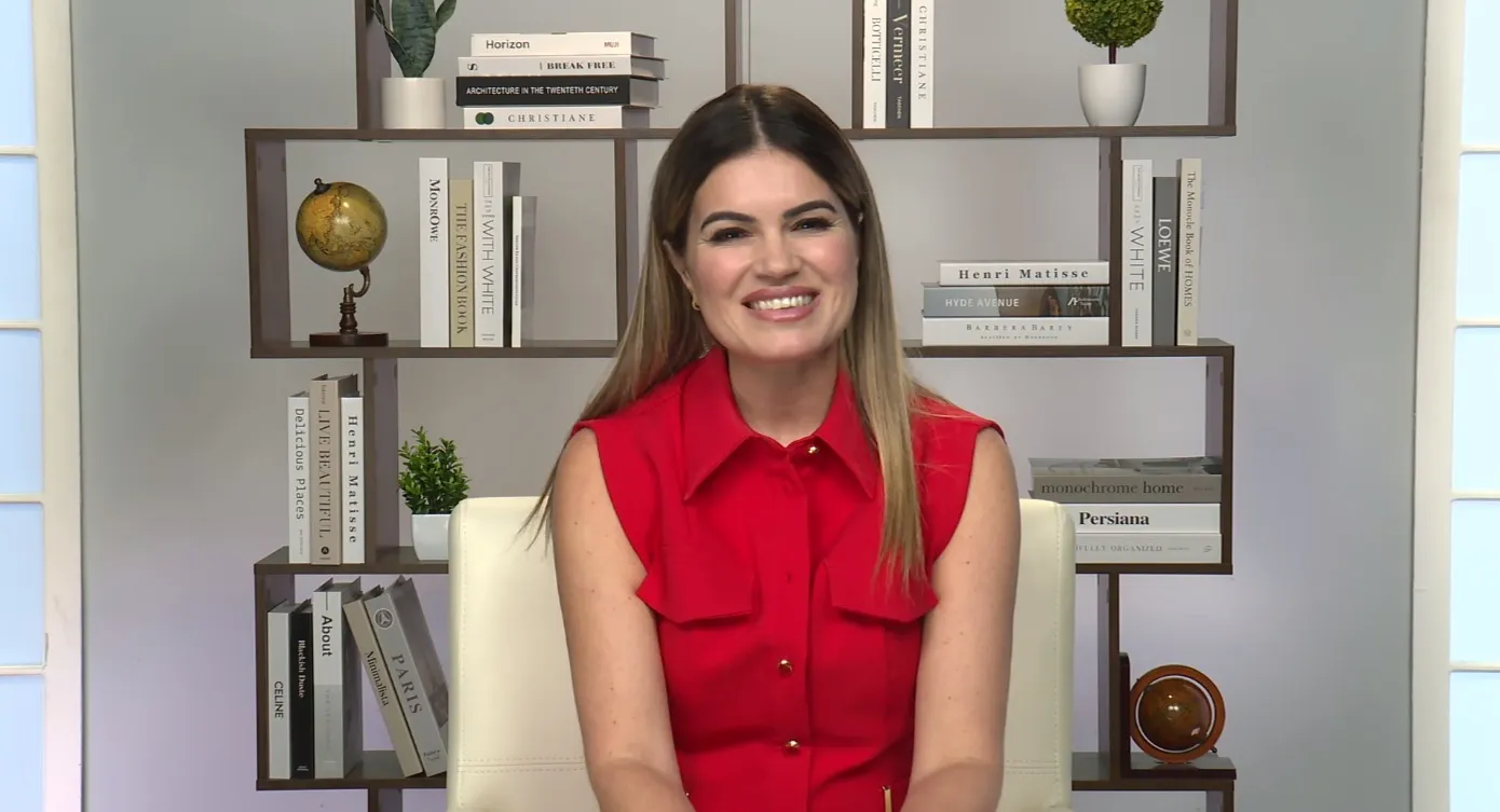 Kathy Buccio durante la entrevista con Contacto Total via Zoom