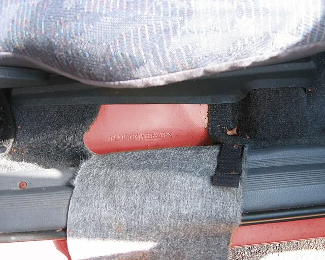 VIN number de un vehículo