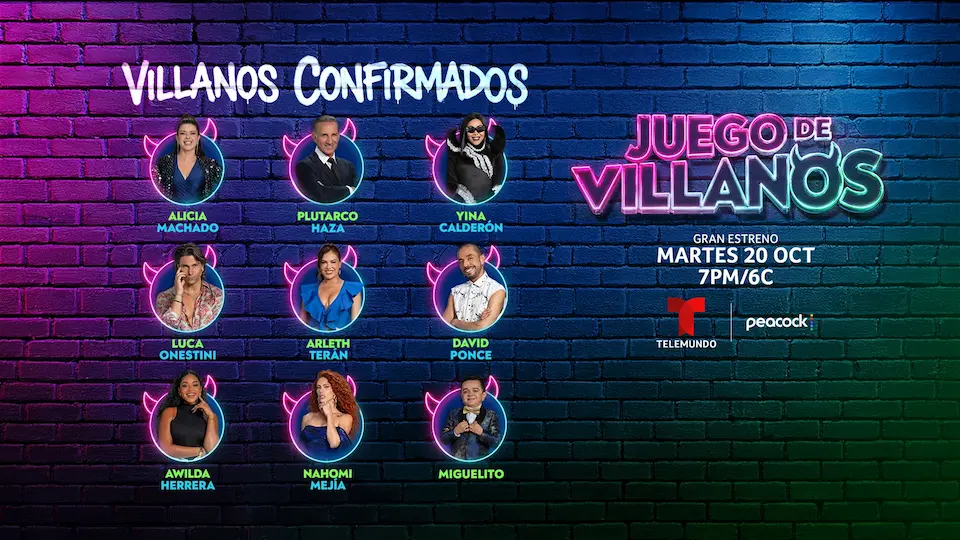 Mira quiénes son los 18 villanos que harán de las suyas en este reality ¿Quién se quedará con los $200,000?