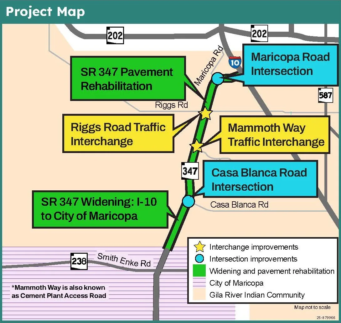ADOT lo invita este 17 de junio a la reunión pública sobre el proyecto de mejoras de la SR 347